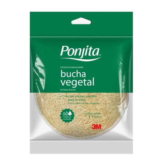ESPONJA  PARA BANHO 3M PONJITA NATURALS