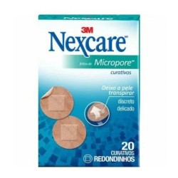 CURATIVO 3M NEXCARE MICROPOROSO REDOND C/20 UN
