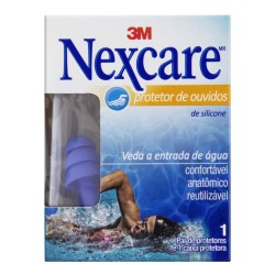 PROTETOR AUDITIVO NEXCARE SILICONE C/1 PAR