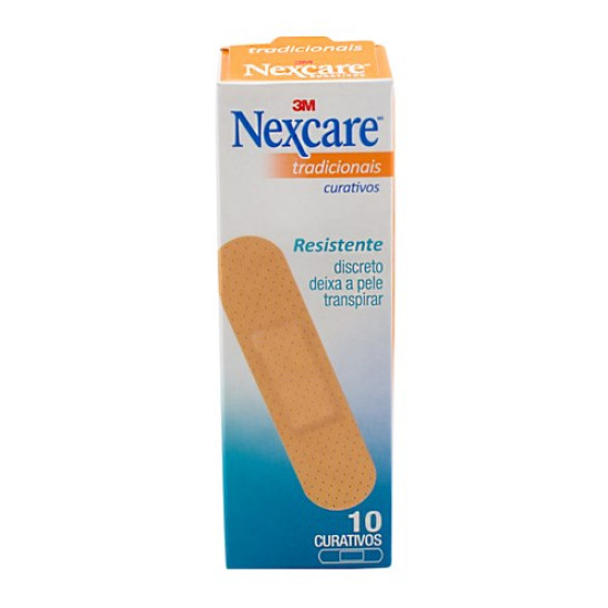 CURATIVO 3M NEXCARE TRADICIONAL COM 10 UN