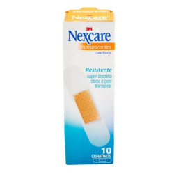 CURATIVO 3M NEXCARE TRANSPARENTE COM 10 UN
