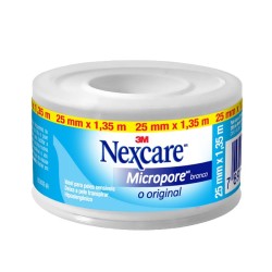 FITA MICROPOROSA 3M BRANCA 25MM X 135CM