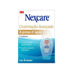 CURATIVO 3M NEXCARE CICATRIZACAO AVANCADA COM 6 UNIDADES