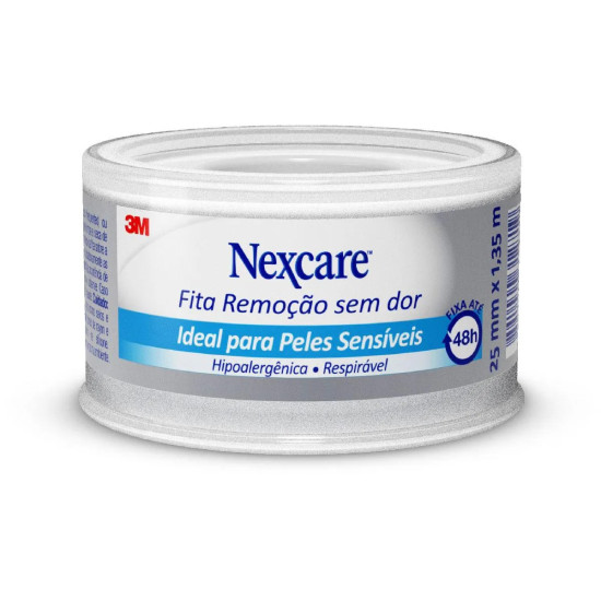 FITA ADESIVA 3M NEXCARE REMOCAO SEM DOR 25MM X 1,35M COM1 UNIDADES