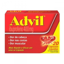 ADVIL 400MG COM 20 CAPSULAS