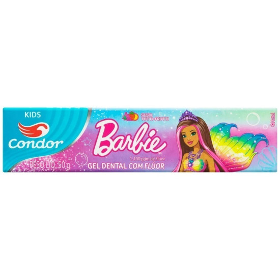 GEL DENTAL CONDOR 3511 BARBIE COM FLUOR 50G