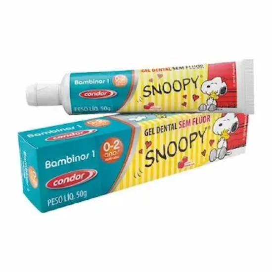 CREME DENTAL CONDOR 3513-1 SNOOP 0-2 ANOS 50G