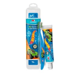 KIT CONDOR 8367 ESC+GEL DENTAL HOT WHEELS+ESTOJO