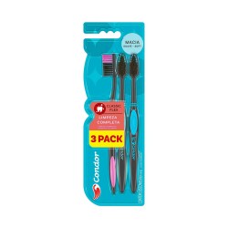 PACK ESCOVA DENTAL CONDOR CLASSIC FLEX MACIA C/3 UND