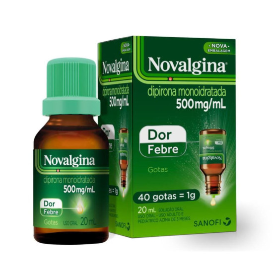 NOVALGINA 500 MG GTS COM 20 ML