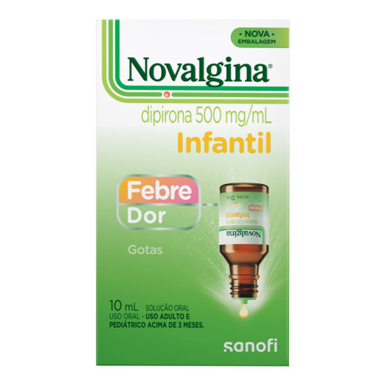 NOVALGINA 500 MG GTS COM 10ML