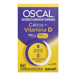 MOBILITY OSCAL D 500MG+400UI C/60COMPRIMIDOS