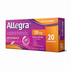 ALLEGRA 120MG COM 20 CAPSULAS
