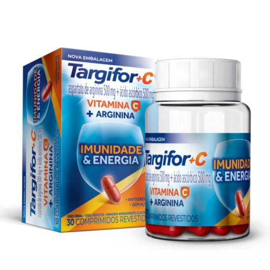 TARGIFOR C 500+500MG COM 30 CAPSULAS