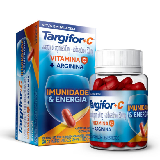 TARGIFOR C 500+500MG COM 60 CAPSULAS