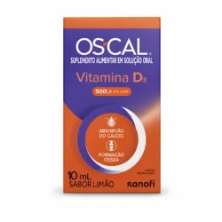 OSCAL VITAMINA D3 500UI LIMAO 10ML