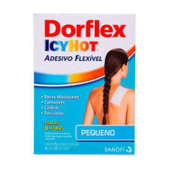 DORFLEX ICY HOT PEQ COM 5 ADESIVOS