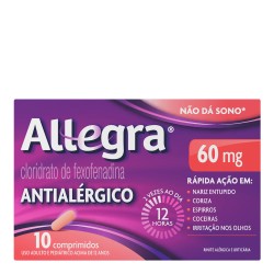 ALLEGRA 60MG C/10 COMPRIMIDOS