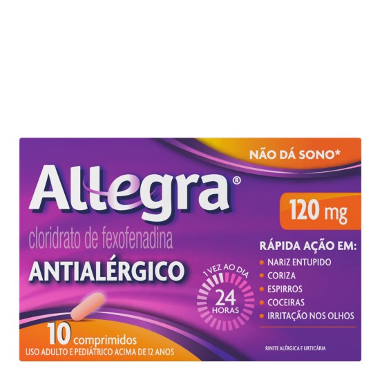 ALLEGRA 120 MG C/10 COMPRIMIDOS