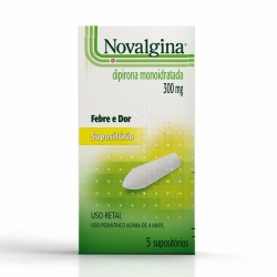 NOVALGINA 300 MG INF 5 SUPOSITÓRIO