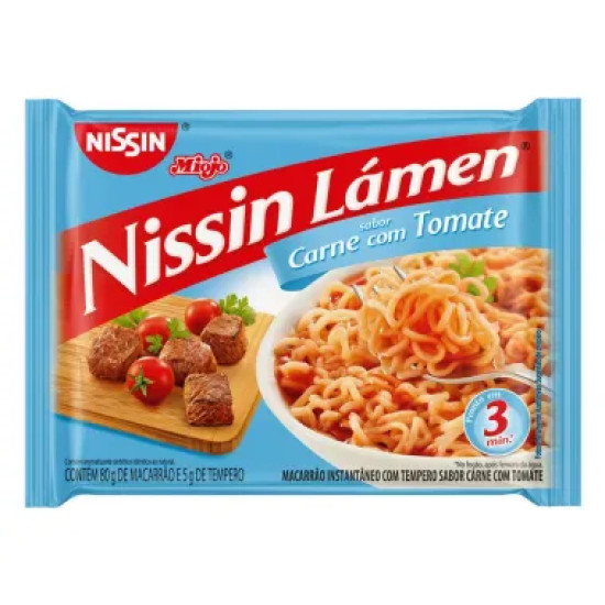 MACARRAO INS NISSIN LAMEN CARNE COM TOMATE