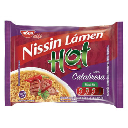 MACARRAO INS NISSIN LAMEN CALABRESA HOT