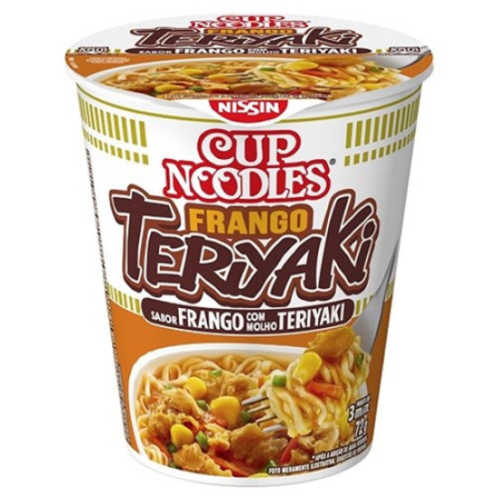 CUP NOODLES NISSIN FRANGO TERIYAKI 69G