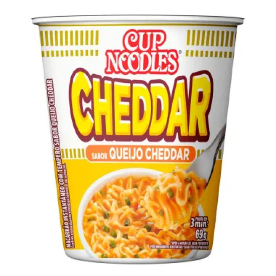 CUP NOODLES NISSIN CHEDAR 69G