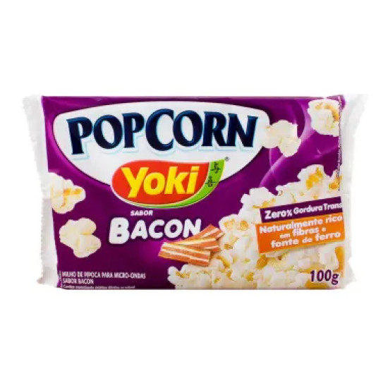 PIPOCA YOKI PARAMICRO 100G BACON