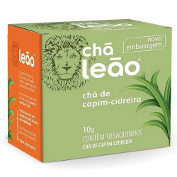 CHA MATE LEAO CAPIM CIDREIRA COM 10 SACHES