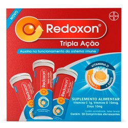 REDOXON TRIPLA AÇAO 30 COMPRIMIDOS EFERV