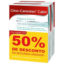 GINO CANESTEN CALM SAB INTIMO COM 2 UNIDADES 100ML CADA
