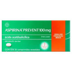 ASPIRINA PREVENTIVA 100MG COM 100 COMPRIMIDOS