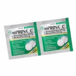 ASPIRINA LIMAO 400 MG C/2 COMPRIMIDOS