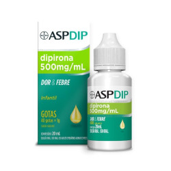 ASPDIP GOTAS 500MG COM 20 ML
