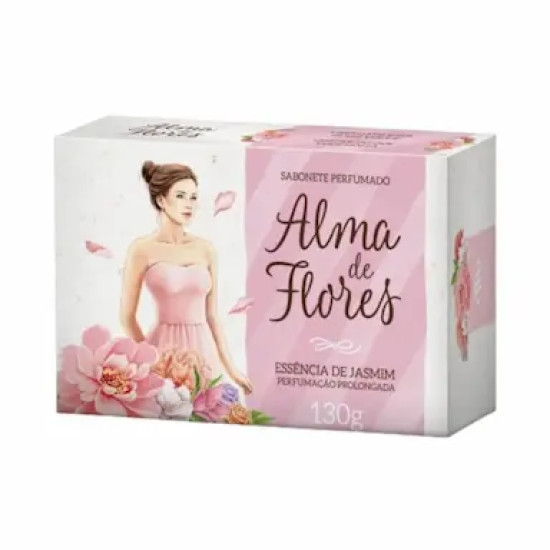 SABONETE ALMA DE FLORES JASMIN 130G