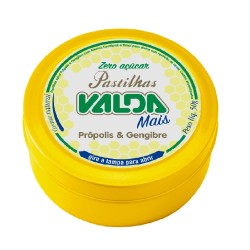 VALDA MAIS PROPOLIS E GENGIBRE LATA C/50G