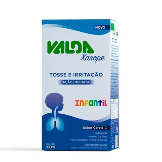 VALDA XAROPE INFANTIL COM 100 ML