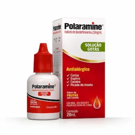 POLARAMINE 2,8 MG GTS C/20 ML