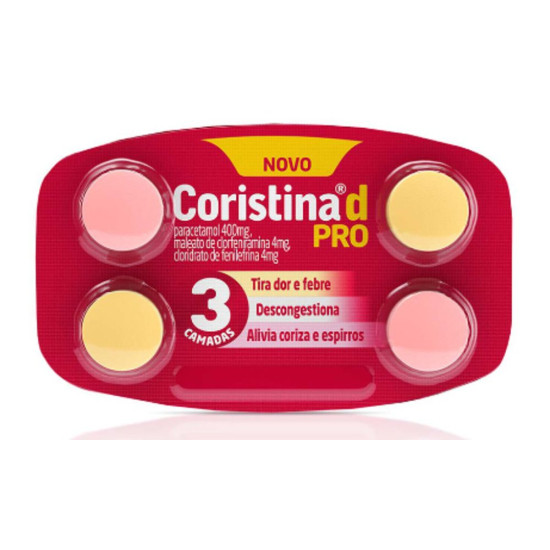 CORISTINA D PRO COM 4 CAPSULAS