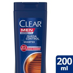 SHAMPOO CLEAR ANTI CASPA QUEDA CONTROL 200ML