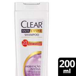 SHAMPOO CLEAR ANTI CASPA HIDRATACAO INTENSA 200ML