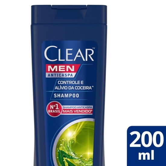SHAMPOO CLEAR ANTI CASPA CONTROLE COCEIRA 200ML