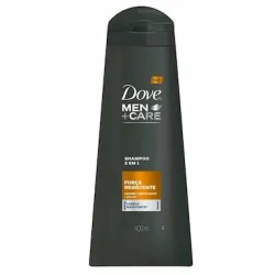 SHAMPOO DOVE MEN CARE 2 EM 1 FORCA RESISTENTE 400ML