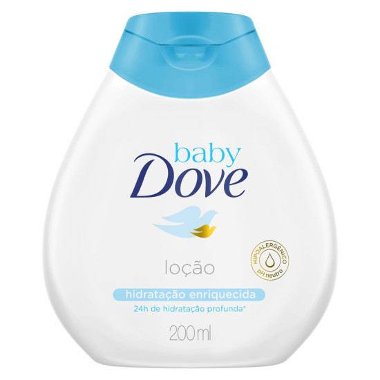 LOC INFANTIL DOVE BABY HIDRATANTE ENRIQUECIDA 200ML