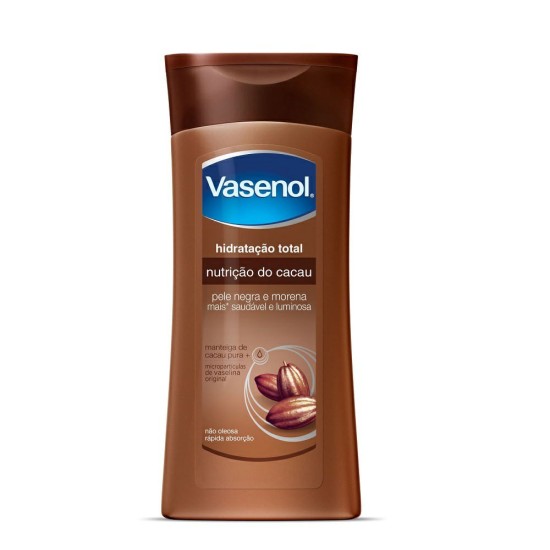 LOCAO HIDRATANTE VASENOL NUTRICAO DO CACAU 200ML