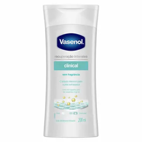 LOCAO HIDRATANTE VASENOL RECUPERACAO INTENSIVA CLINICAL 200ML