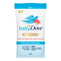 SABONETE LIQUIDO DOVE BABY REFIL HIDRAT ENREQUECIDA 180ML