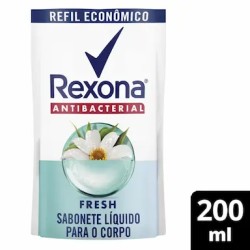 SABONETE LIQUIDO REXONA ANTIBACTERIAL FRESH 200ML