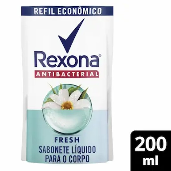 SABONETE LIQUIDO REXONA ANTIBACTERIAL FRESH 200ML